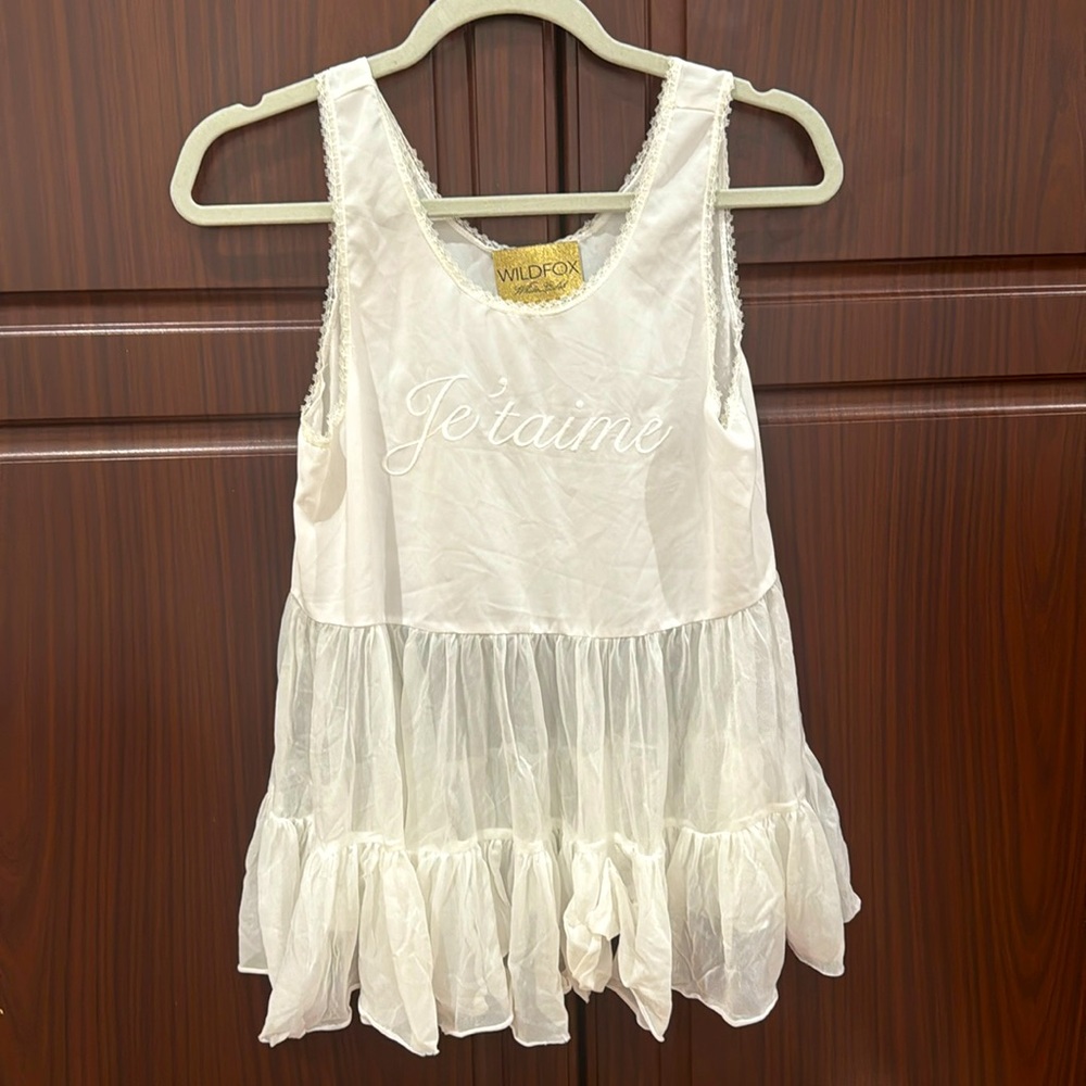 Wildfox white tank